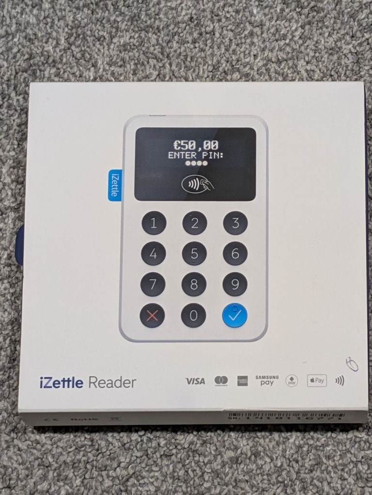 Izettle payments card reader payment terminal 