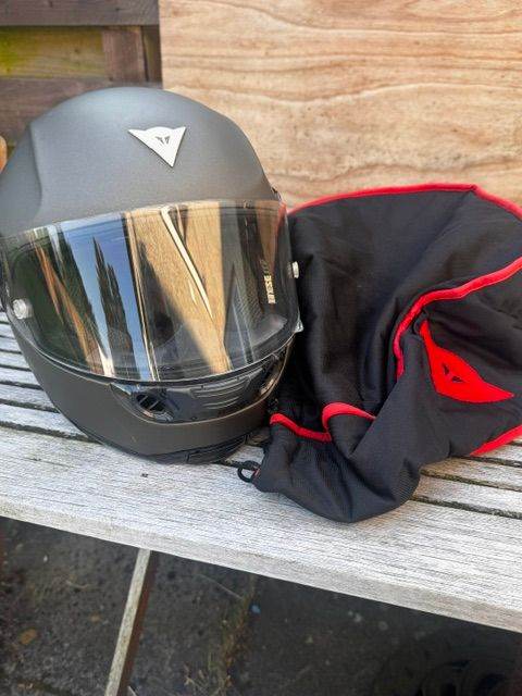 Old Dainese crash helmet