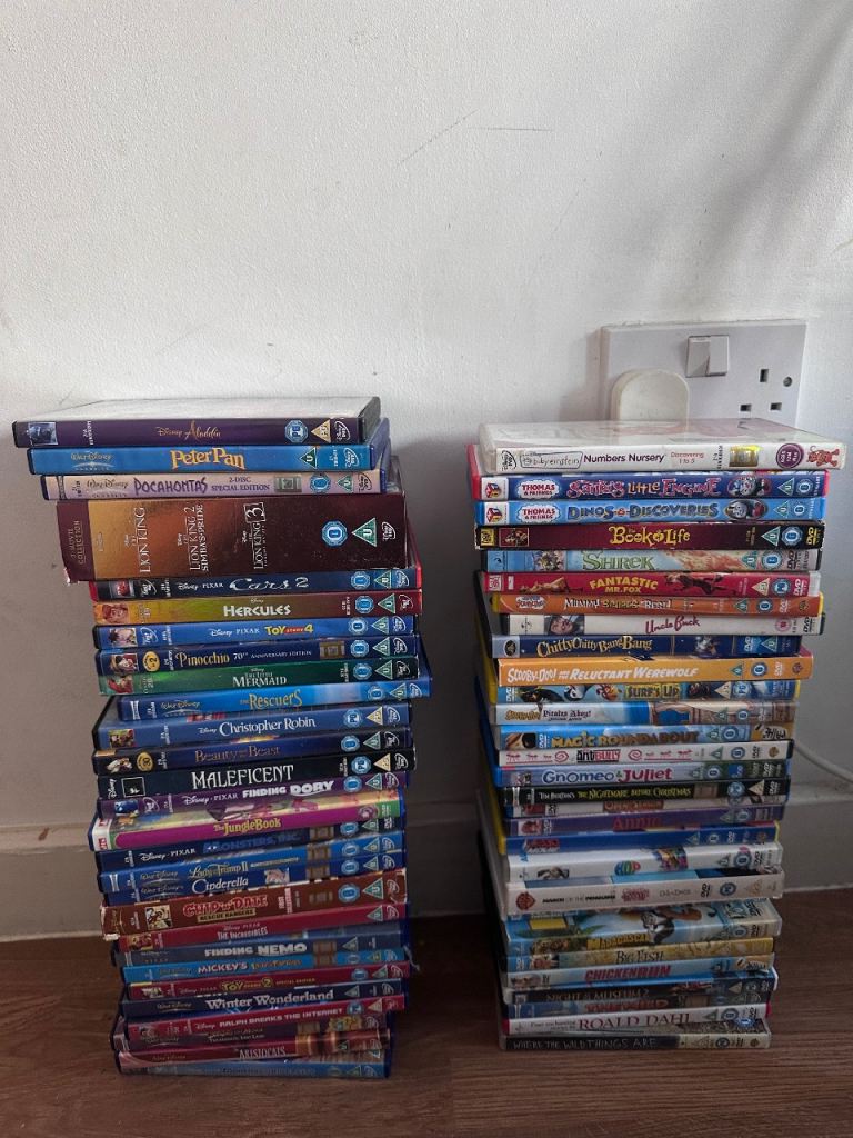 More than 60 kids DVD bundle