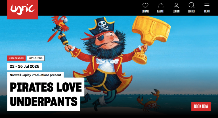 Family Ticket for 4 – Pirates Love Underpants - July - Lyric Theatre
