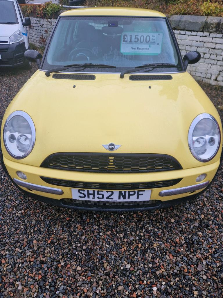 2002 MINI Hatch 1.6 Cooper 3dr Ulez, Black alloys, very tidy example.  HATCHBACK Petrol Manual