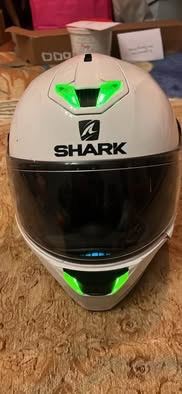 Shark motorbike helmet size M and Motorcyle gloves