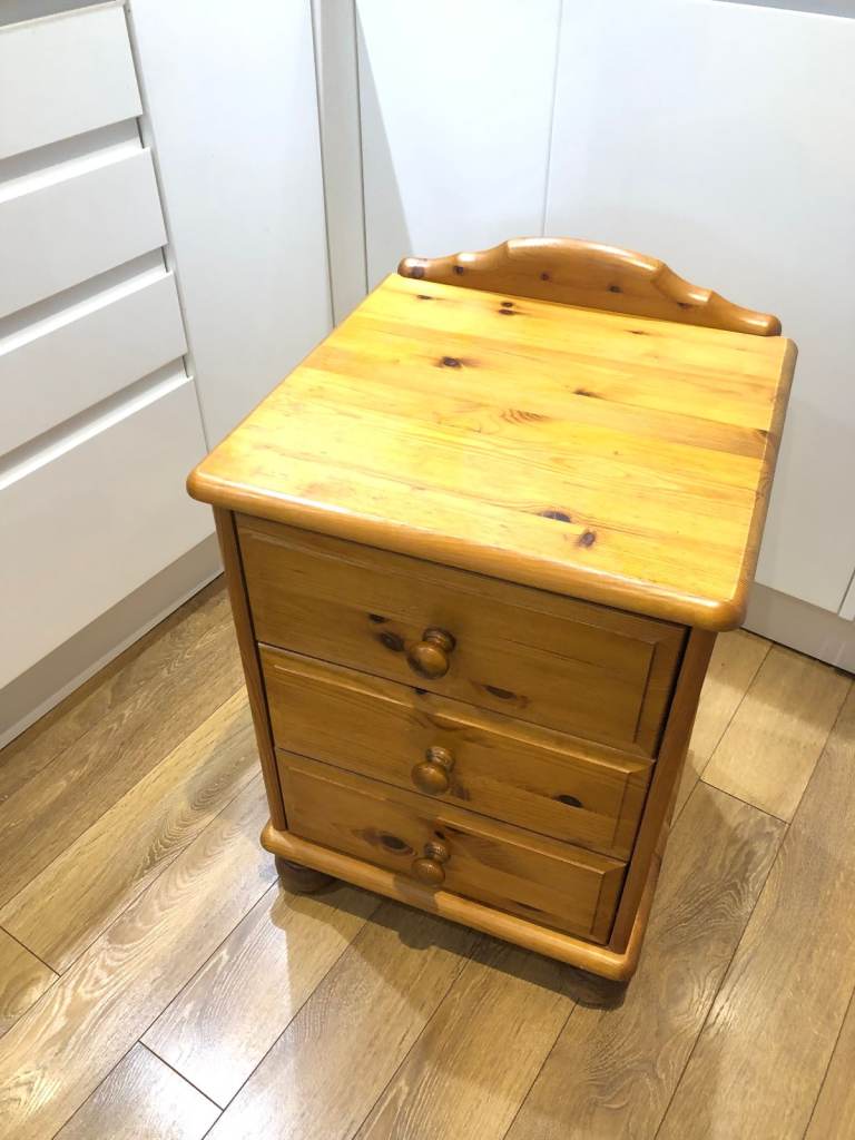  Bedside drawers pine