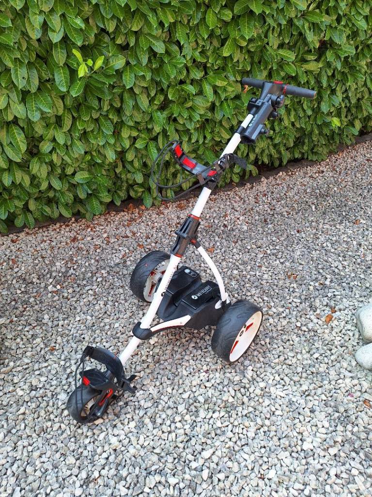 Motocaddy Golf Trolley – White, Good Working Order