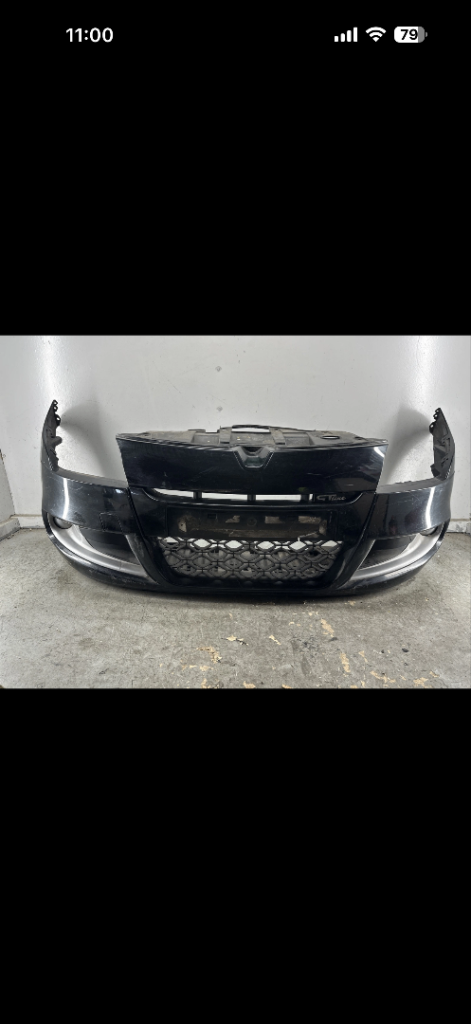 RENAULT MEGAN GT LINE 2012 ,GENUINE FRONT BUMPER Black