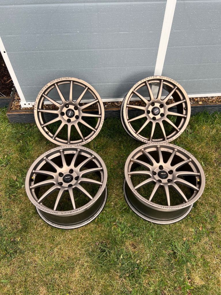 Team dynamics pro race 1.2 alloy wheels 5X110 18” 8j Et40