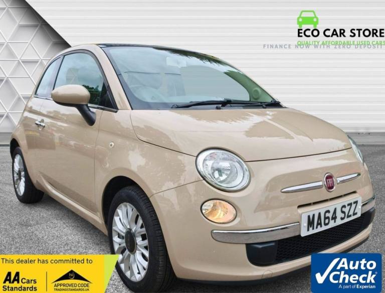 2014 Fiat 500 1.2 Lounge Hatchback 3dr Petrol Dualogic Euro 6 (s/s) (69 bhp) Hatchback Petrol Aut...