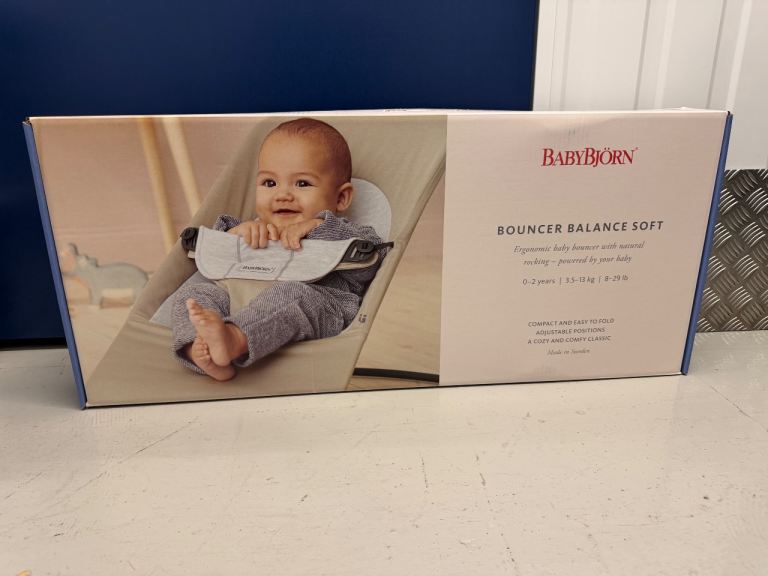 BabyBjorn Bouncer Balance Soft - Black, Brand New in Box