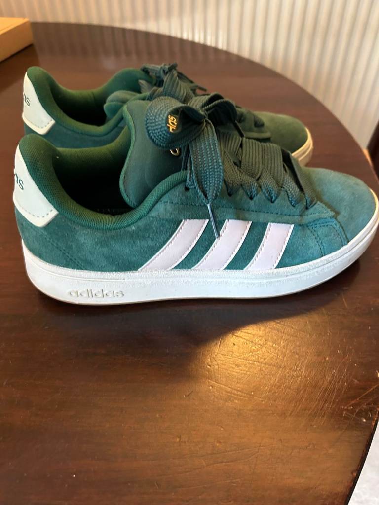 Adidas Grand Court Alpha, green, UK 6, worn only few times, excellent condition