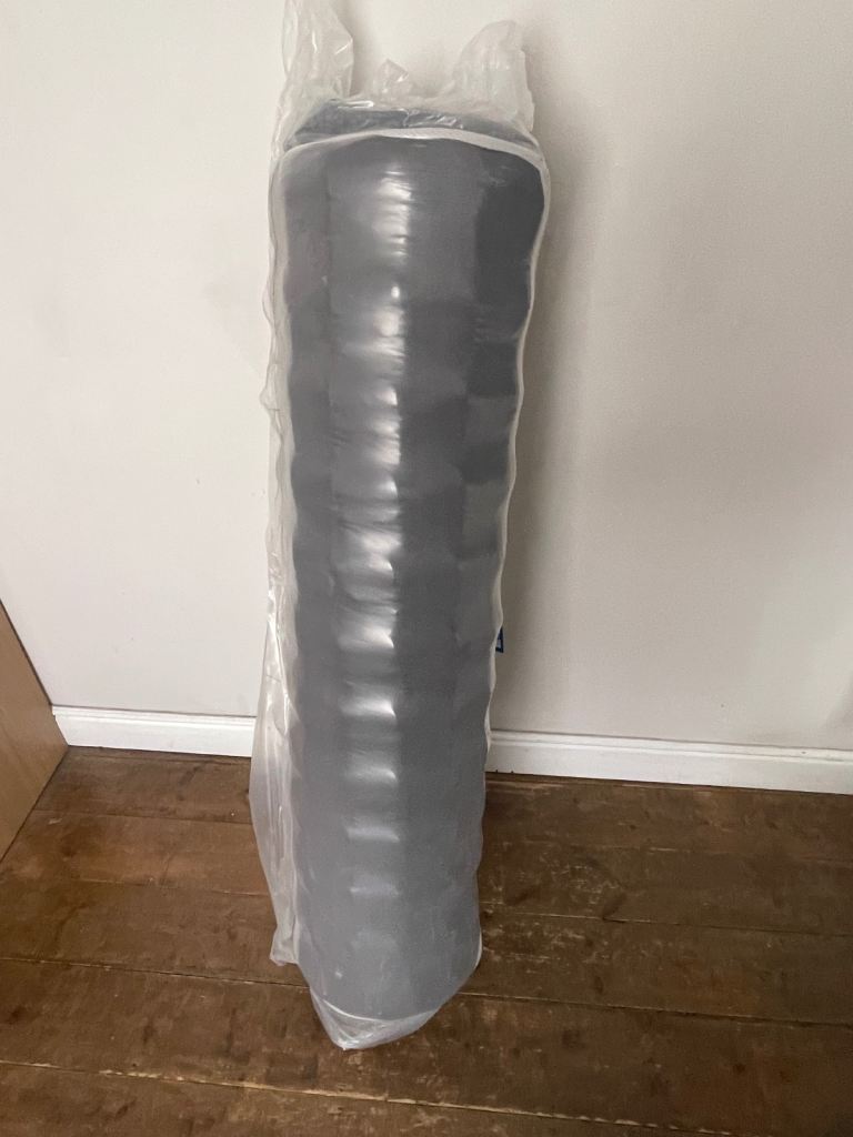 As New, unopened, double-bed memory foam topper mattress 