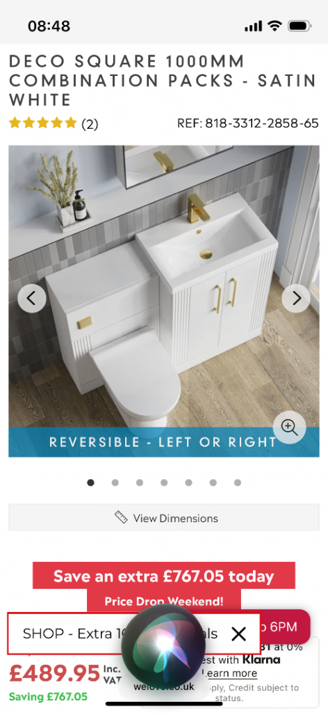 Brand New Ceramic Toilet Pan And Storage Unit- White
