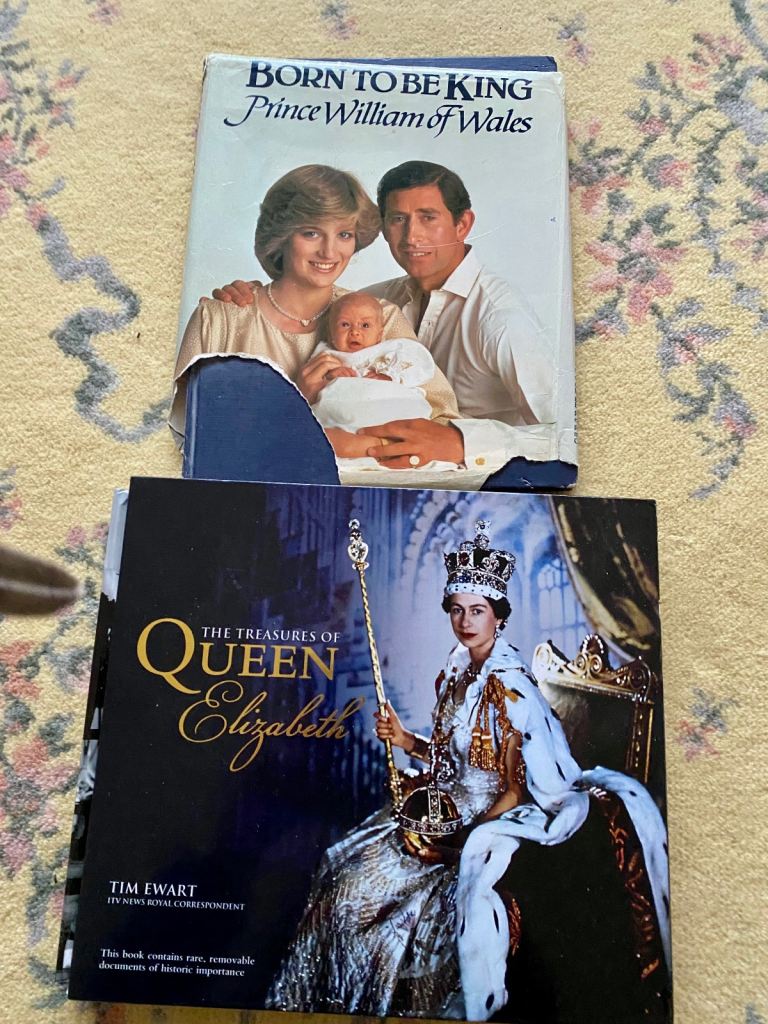 Books royalty vintage