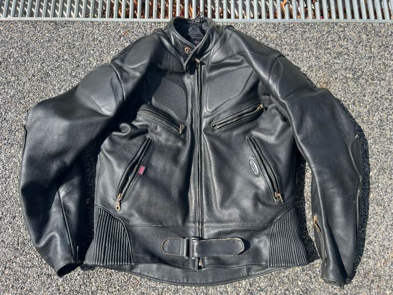 Belstaff Leather trousers, Scott jacket & textile motorcycle jacket