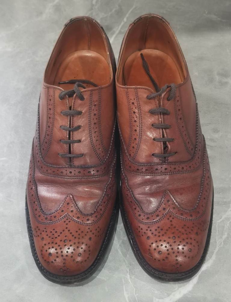 Vintage K Shoes Genuine Leather Brogues UK Size 7 1 /2
