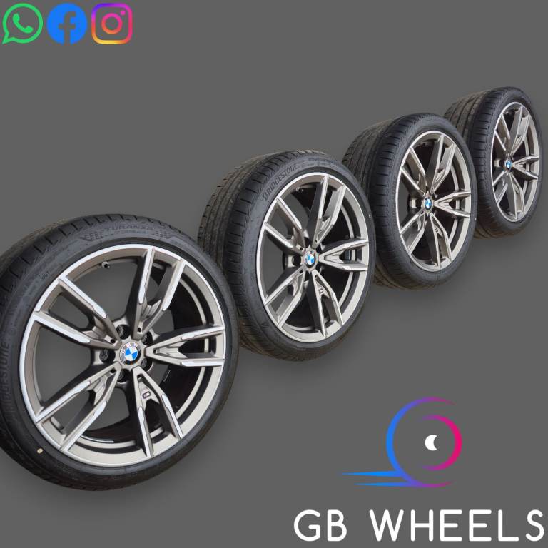 Genuine BMW 792m MSport 19" Alloy Wheels 3 4 Series G20 G21 Shadow Edition