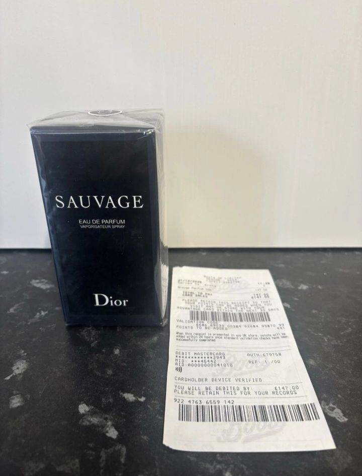 Brand New Dior Sauvage Eau De Parfum 100ml