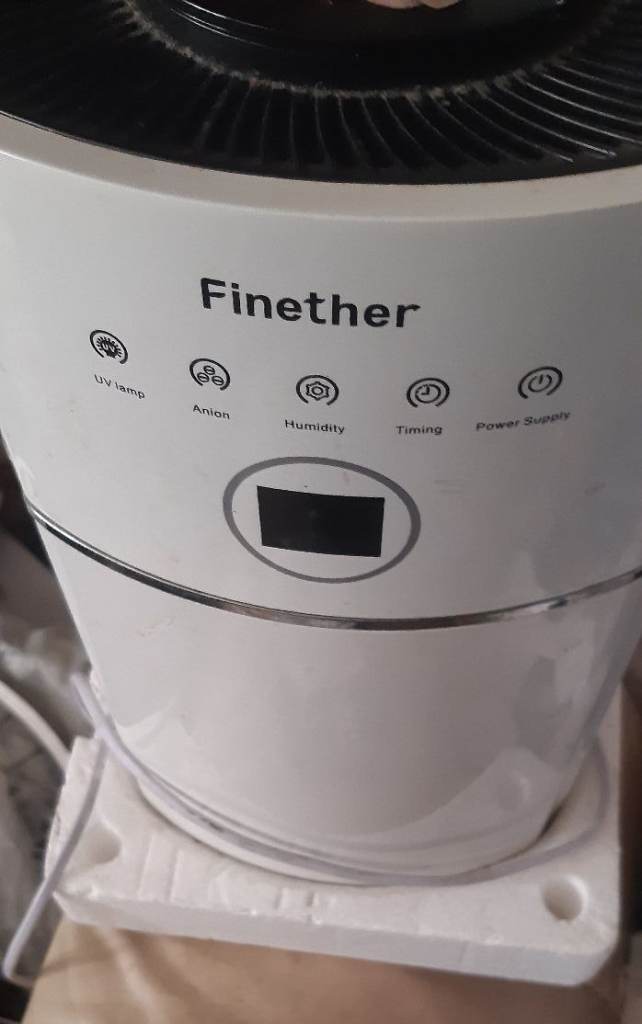Finether Dehumidifier with UV lamp, Anion And Timer 1.1L capacity