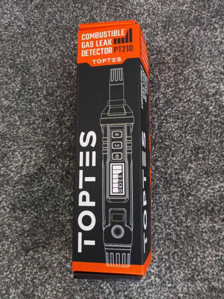 Gas Leak Detecror. TOPTES PT210. Brand New.