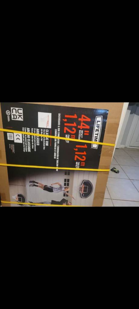 Basketball hoop. 