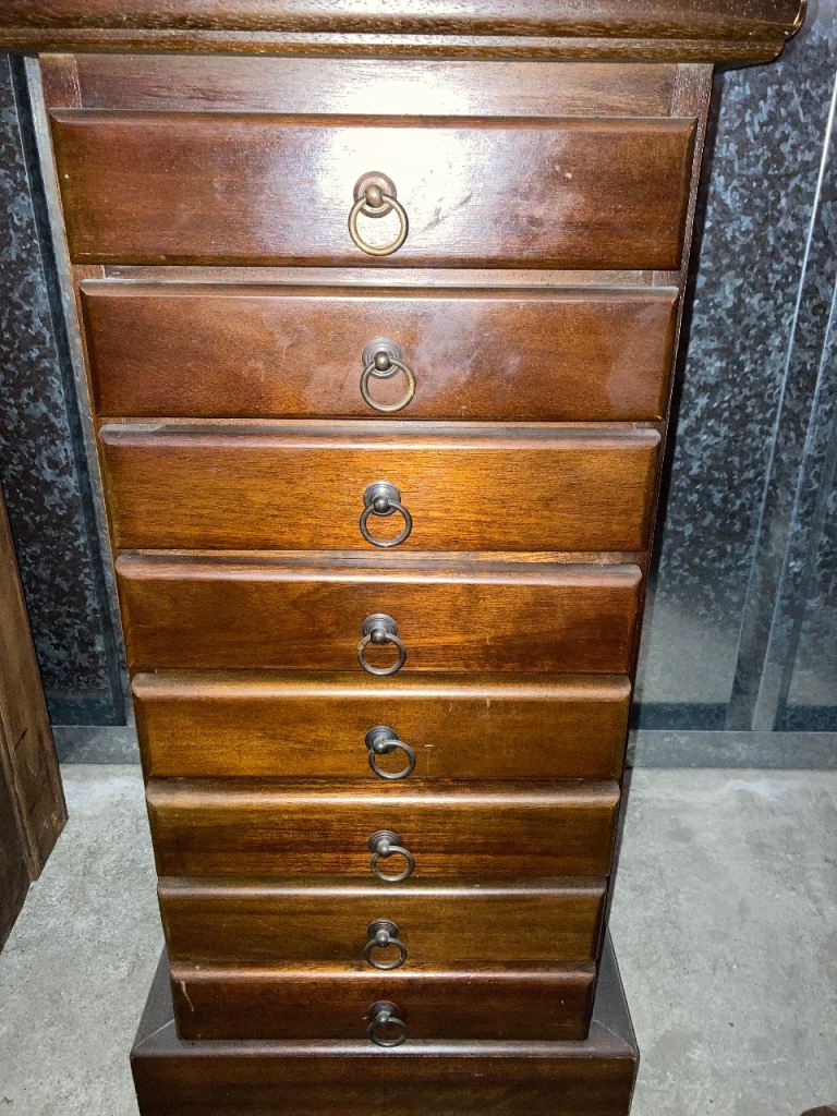 Antique reproduction office bureau 