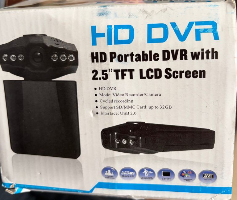 HD DVR dash cam ..new & still boxed
