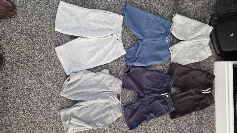 Next Boys Shorts x 6 - Age 9/10 years