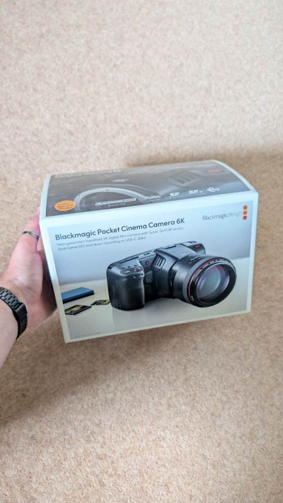Blackmagic Pocket Cinema Camera 6K – As Good As New, Boxed