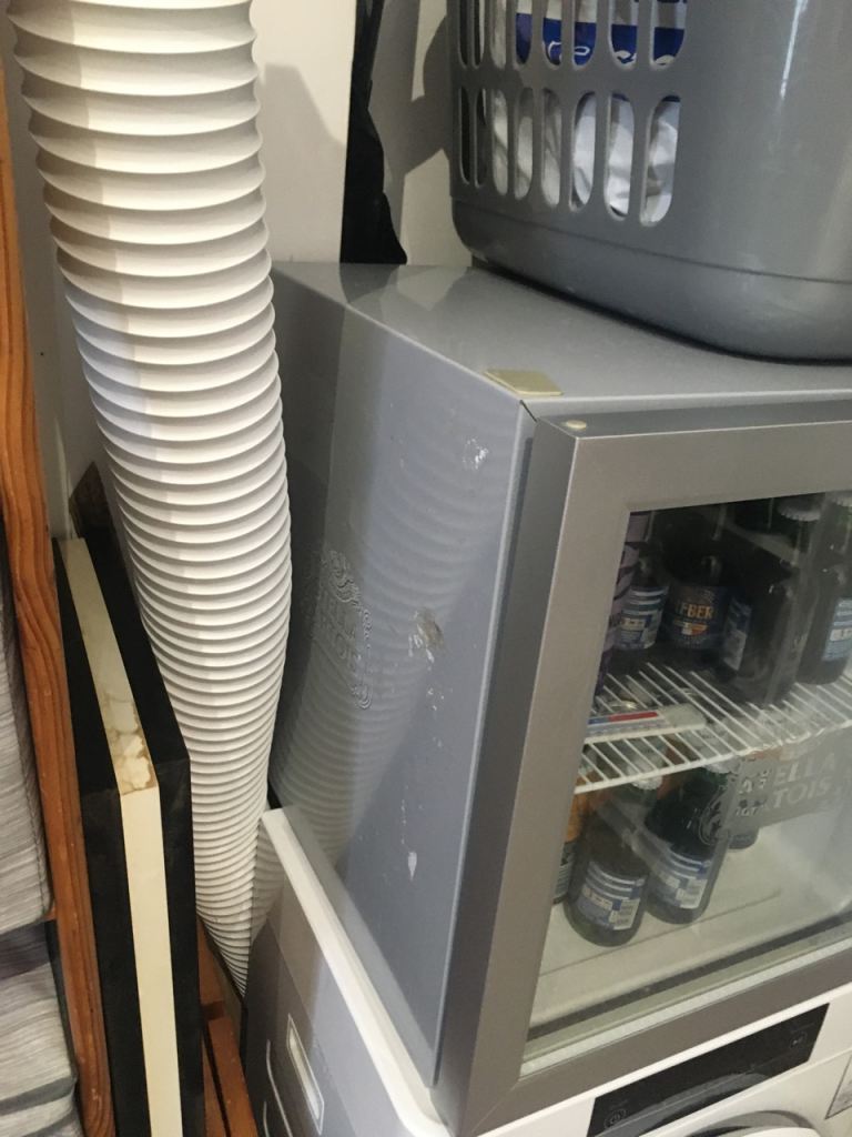 Free table top husky fridge