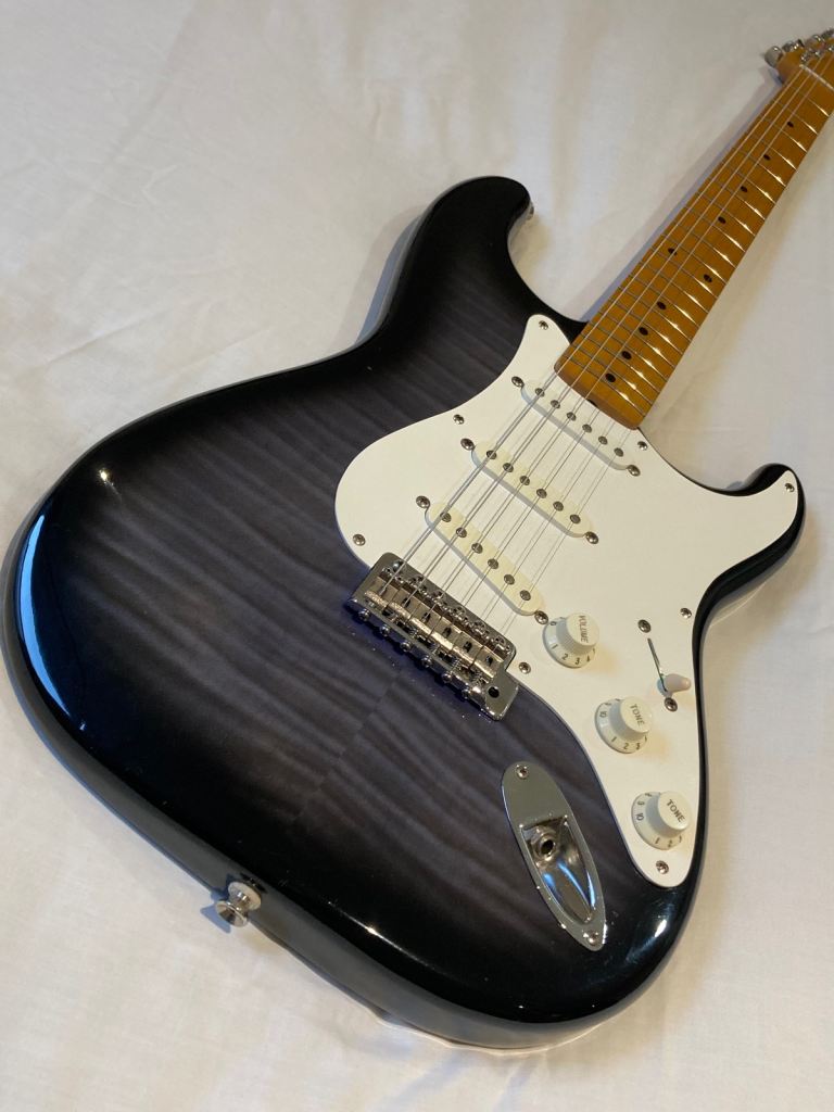 Fender Stratocaster Fotoflame Grey '54 Reissue - Made in Japan (1994) - Stunning Guitar!
