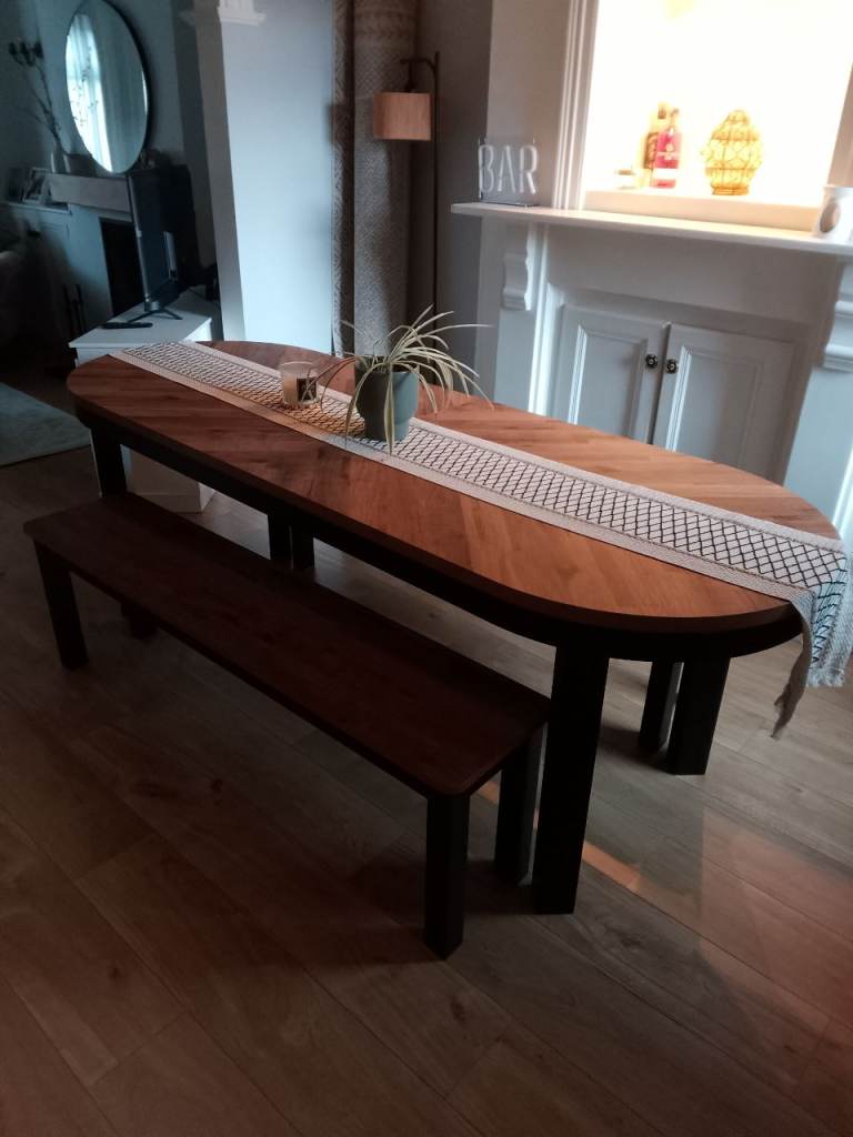 Next Dining table and benches 