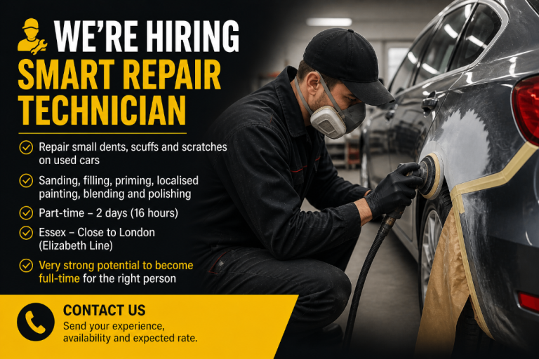 SMART Dent & Scratch Repair Technician Wanted – Essex, Close to London