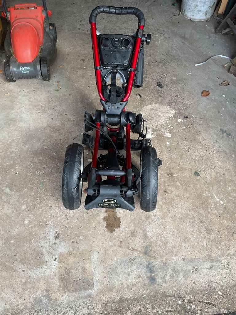 Stewart folding golf bag trolley 