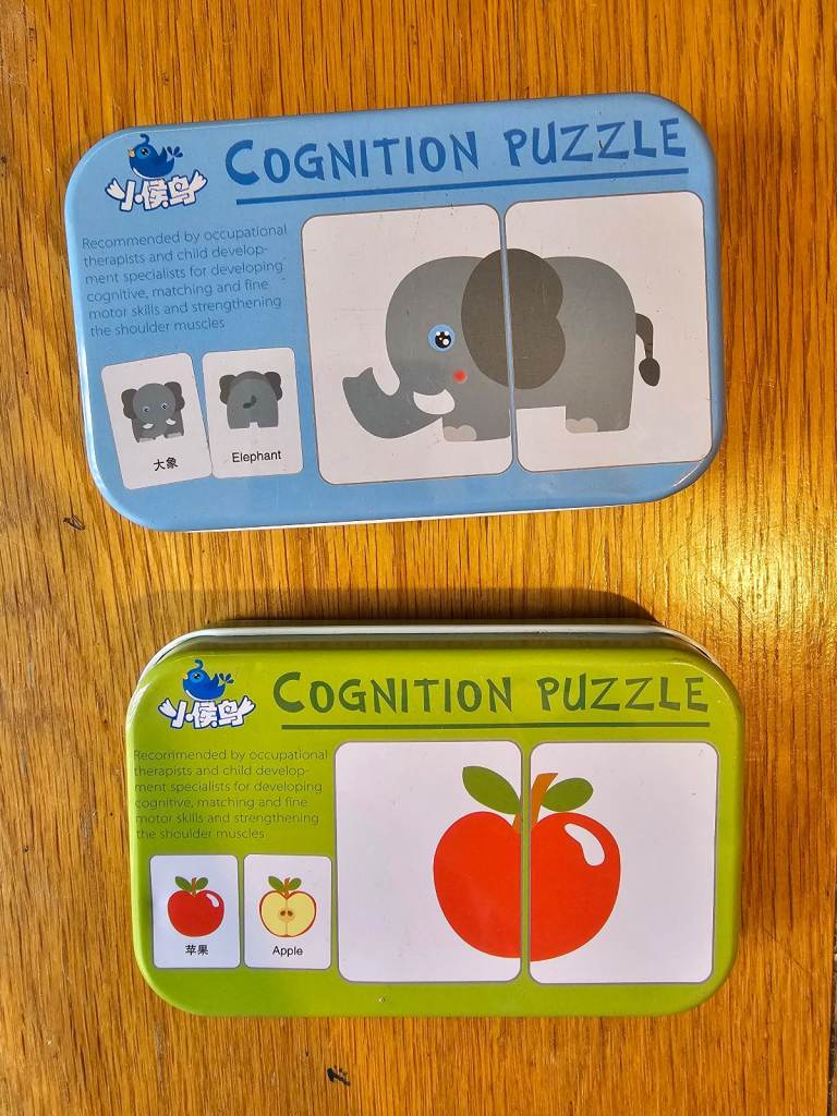 Used cognition puzzles - 2 boxes