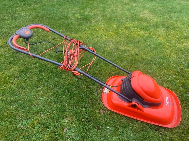 Flymo Turbo Lite 330 electric hover lawnmower diy garden tools lightweight
