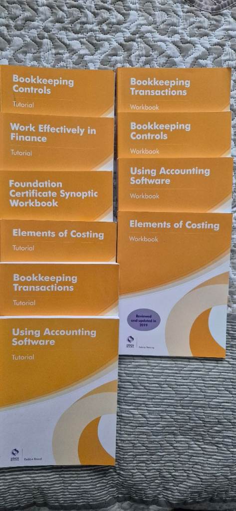 AAT Osborne Books- Set of books for Bookiping - Foundation