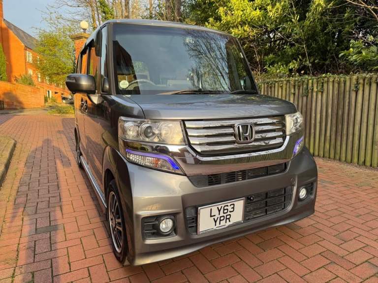 Honda N-Box Custom Automatic 660cc Kei Car — Pearl Grey | Apple CarPlay | 360 Cam | Cruise
