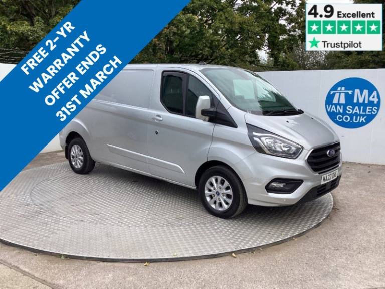 2022 Ford Transit Custom 300 EcoBlue Limited LWB L/R A/C Euro 6 LWB Panel Van Diesel Manual
