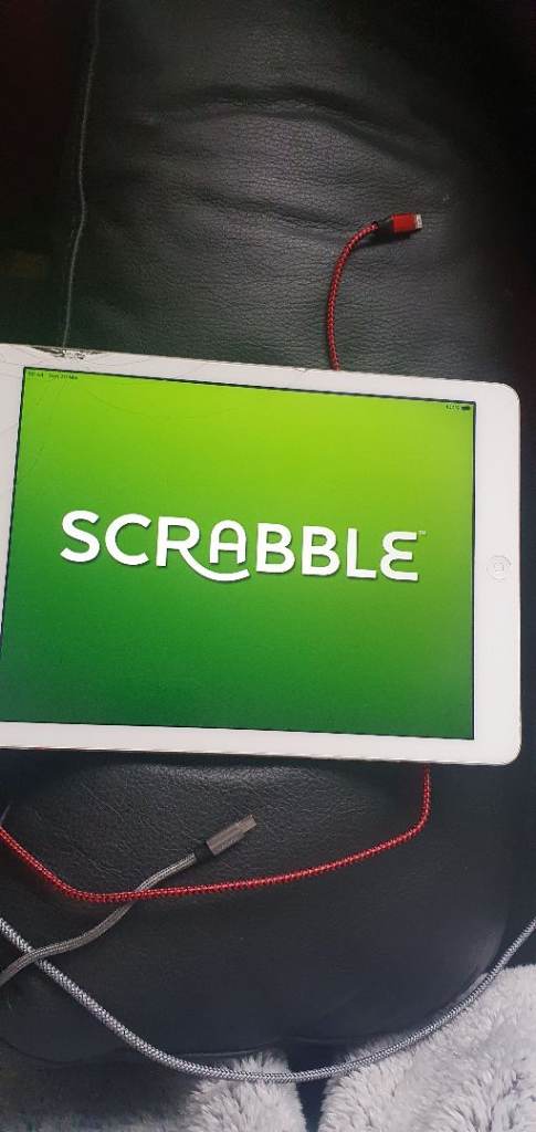 Ipad with original Scrabble app