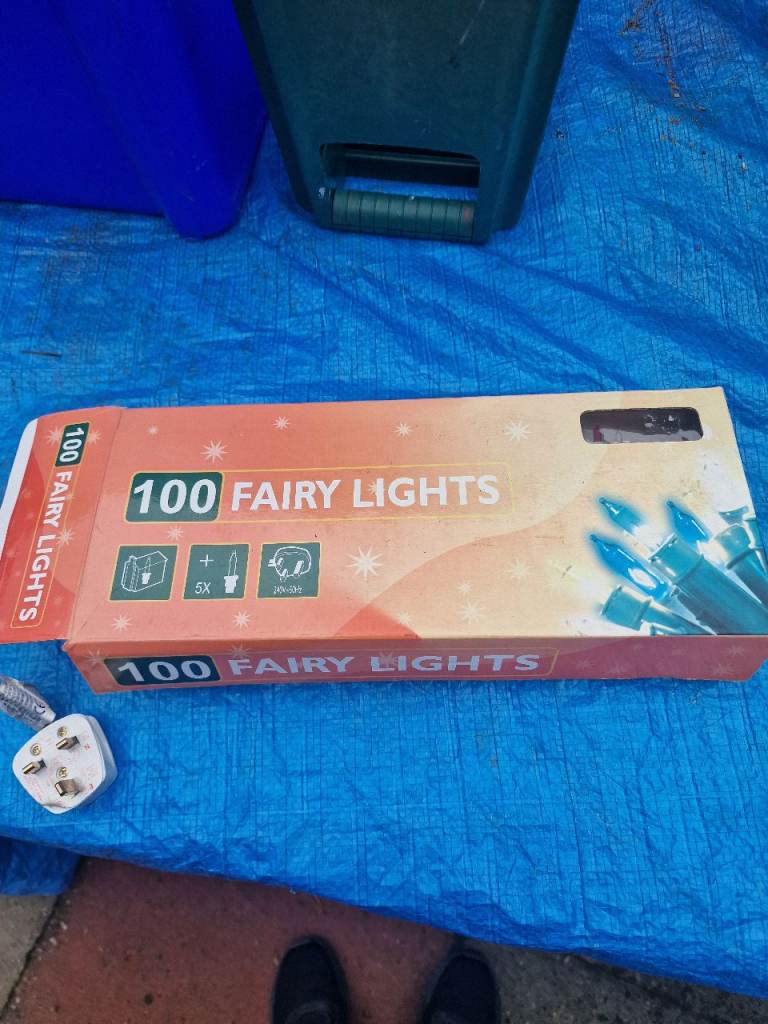 100 Multi-Colour Fairy Lights with UK Plug