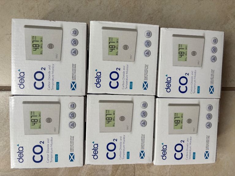 Deta 1142 CO2 Carbon Dioxide and Temperature Monitor – New