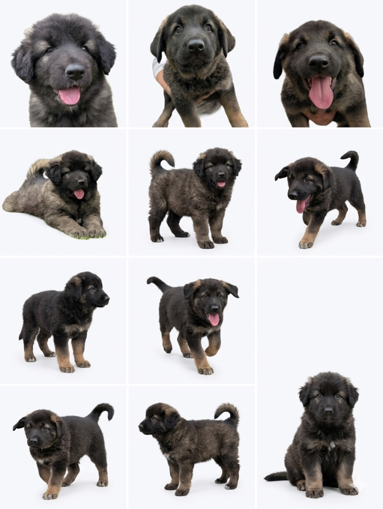 CAUCASIAN BELGIAN MALINOIS SHEPHERDS 