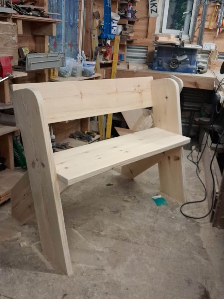 Handmade Wooden Bench