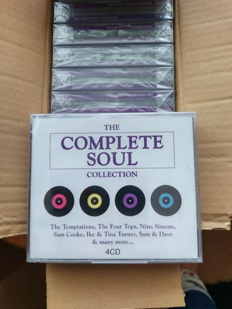 THE COMPLETE SOUL COLLECTION 4 CD 'S Various Artist BOX OF 9 BRAND NEW