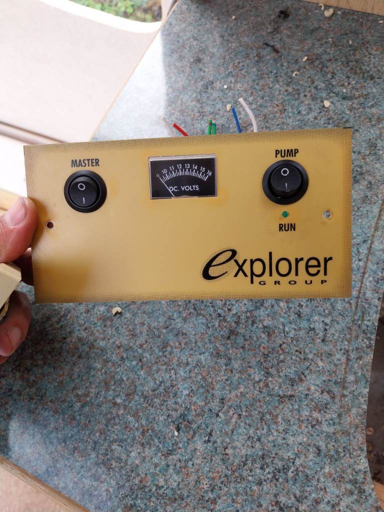 Elddis caravan switch panel 