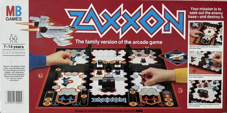 Vintage 1983 “Zaxxon” Board Game by MB Games – Complete, Great Condition