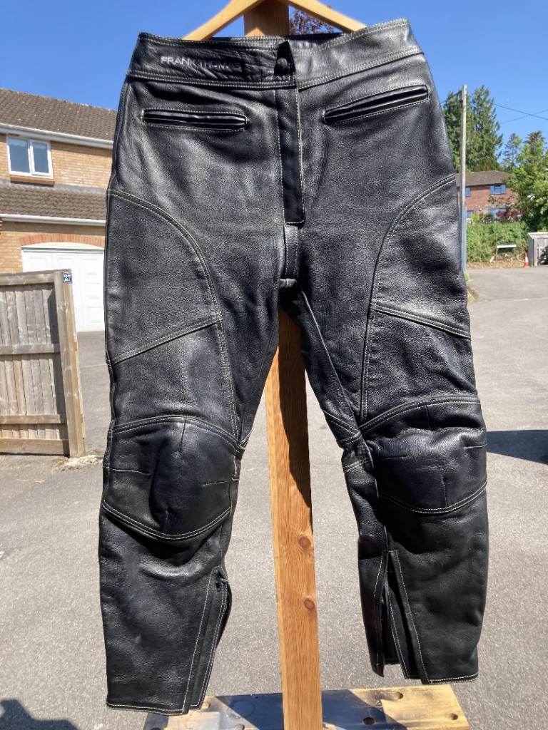 Frank Thomas Ladies Leather Motorcycle Trousers 14 - please see my other lists - will post – thanks