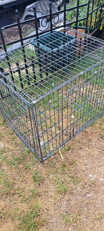 Medium size cage metal folding for storage 