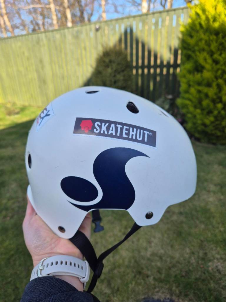  Bike/Skate White Helmet