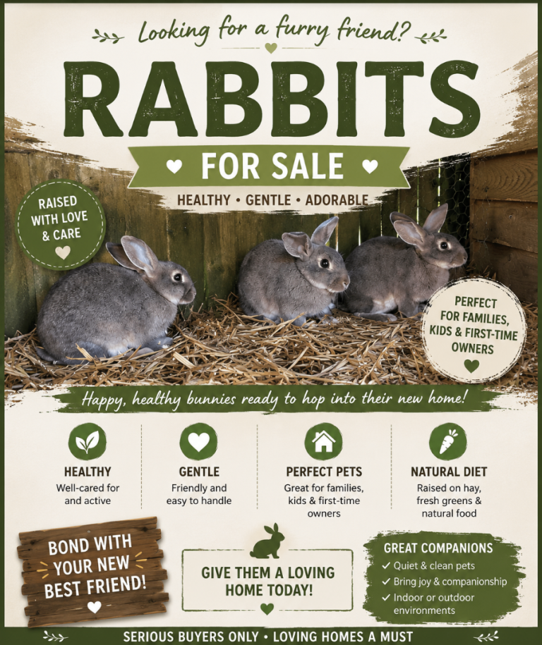 Rabbits for sale 