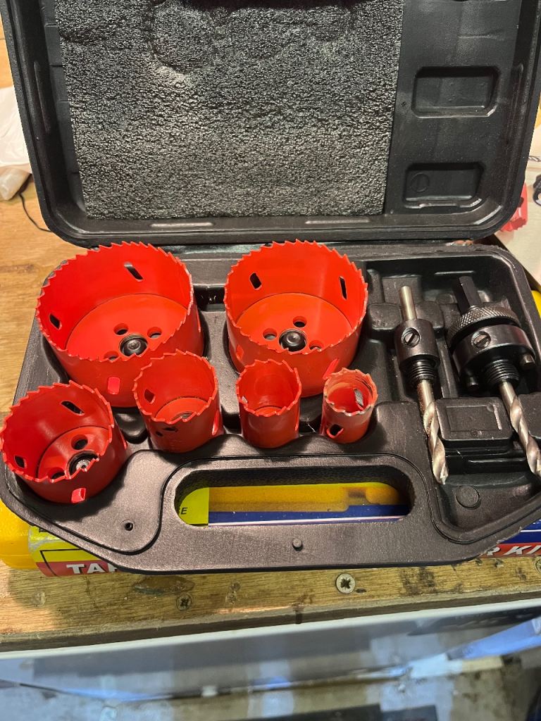 POWERFIX Profi Bi-Metal Keyhole Saw Set – New
